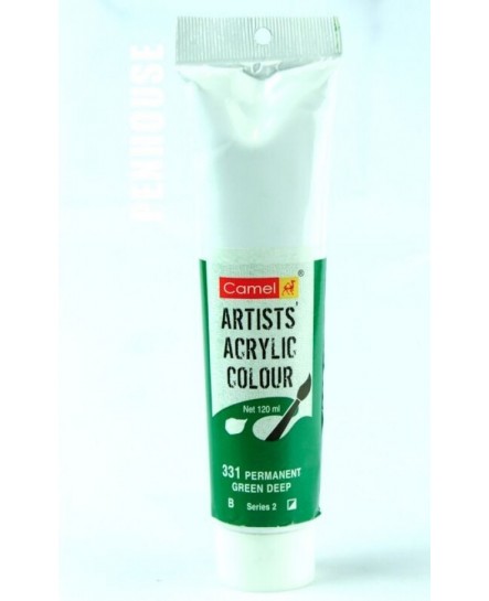 ARTISTS ACRYLIC COLOUR - PERMANENT GREEN DEEP